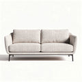 Sofa with fabric upholstery and metal legs suitable for living room use 200 x 90 x 85cm